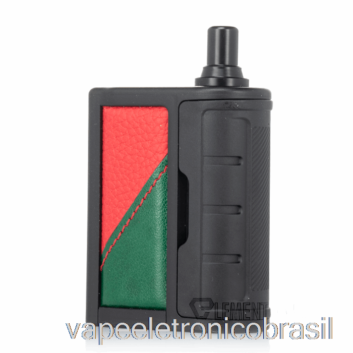 Vape Recarregável Vandy Vape Rhino 50w Pod Mod Kit Couro Verde Vermelho